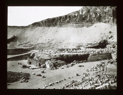 Tempio di Mentuhotep, Deir El-Bahri da American Photographer